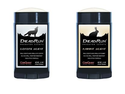 Picture of ConQuest Scents 1506 Dead Run Predator Pkg Scents 1 Rabbit & 1 Coyote Scent Stick