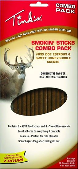 Picture of Tinks W5895 Smokin' Sticks Honeysuckle & 69-X Combo 12Pk