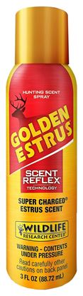 Picture of Wildlife Research 404-3 Golden Estrus Aersol Spray (with Scent Reflex Technology) 3 FL OZ
