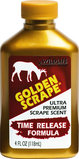 Picture of Wildlife Research 242-4 Golden Scrape Attractor Scent,, Time Release Formula, 4 fl oz