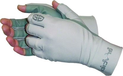 Picture of Glacier 007GP-L Ascension Bay Sun Glove Large Polyurethane Palm Fingerless 50+UPF