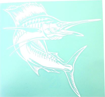 Picture of Calcutta LVECS003 Die Cut Decal Sailfish 7"