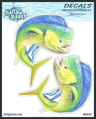 Picture of Salty Bones BSD2484 Decal, Double Mahi