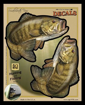 Picture of Bones BOD2500 Decal, Double Smallmouth Bass