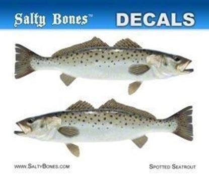 Picture of Salty Bones BPF2501M Decal, Mini-Speckled Trout