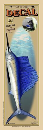 Picture of Salty Bones BPF2478 Decal, Profile Sailfish