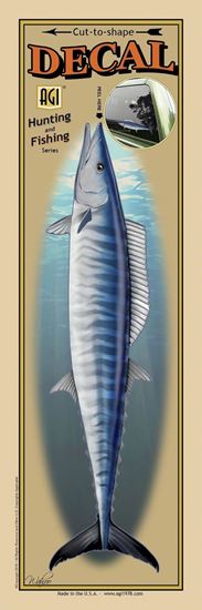 Picture of Salty Bones BPF2483 Decal, Profile-Wahoo