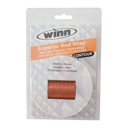 Picture of Winn Grips OWC11-SD CONTOUR Rod Grip Overwrap, 96" L,30mmW, Saddle, All-Weather-Durable WD Polymer Material