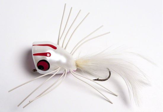 Picture of Betts 505-1/0-1 Bug Fly Popper, White/White