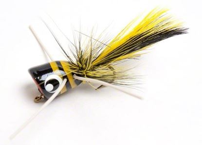 Picture of Betts 304-8-3 Bee Pop Popper Black/Yellow Stripes Sz 8