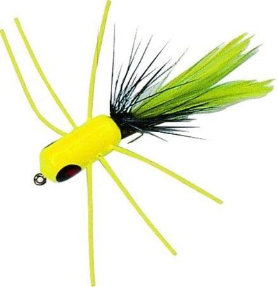 Picture of Betts 51S-10 Falls Fire Fly Shimmy Fishing Fly, Sz 10, Chartreuse/Black/Chartreuse