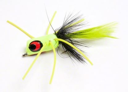 Picture of Betts 51S-8 Falls Fire Fly Shimmy Fishing Fly, Sz 8, Chartreuse/Black/Chartreuse