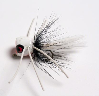 Picture of Betts 806-10-1 Pop Hop Fly Popper, Sz 10, White/Black/White