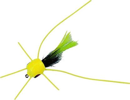 Picture of Betts 401-10-1 Marathon Wiggle Popper Fly Popper, Sz 10, White/Black/White, Floating