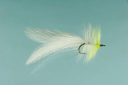 Picture of Jackson Cardinal 635-1/0 Saltwater Fly, 1/0, Sea-Ducer Chartreuse White