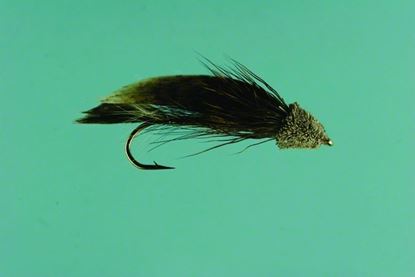 Picture of Jackson Cardinal 218-10 Streamer Fly, #10, Muddler Minnow