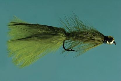 Picture of Jackson Cardinal 908-12 Wooly Bugger, #12, Beadhead Olive