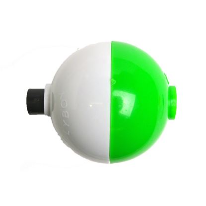 Picture of Billy Boy P7-50GW Unweighted Plastic Floats - Round 2" Green/White 50Bg