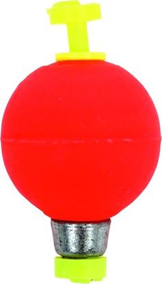 Picture of Billy Boy B075W-50R Weighted Round Foam Float Snap-On 50Bg 3/4" Red