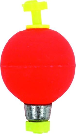 Picture of Billy Boy B125W-50R Weighted Round Foam Float Snap-On 50Bg 1-1/4" Red