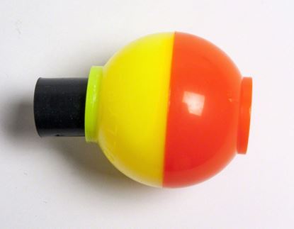 Picture of Billy Boy P3-50F Unweighted Plastic Floats - Round 1" Fl Orange/Yellow 50Bg