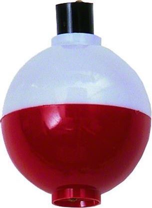 Picture of Billy Boy P6-50RW Unweighted Plastic Floats - Round 1-3/4" Red/White 50Bg