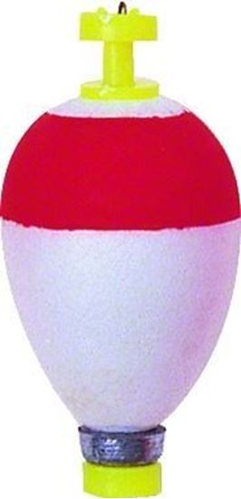 Picture of Billy Boy BP125W-50RW Weighted Pear Snap On float 1 1/4"Red/White 50Pk